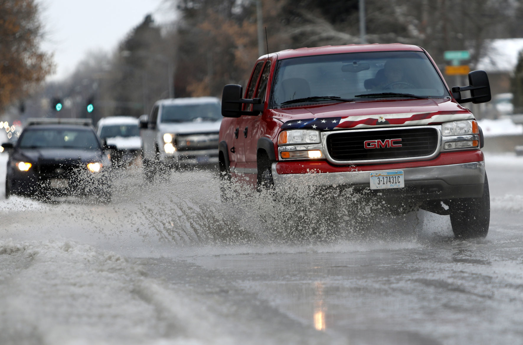 Water main break